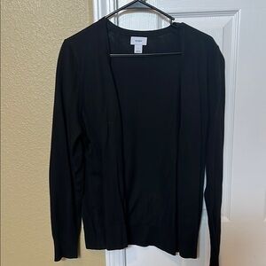 Old Navy Black Cardigan Sweater V-Neck Open Front